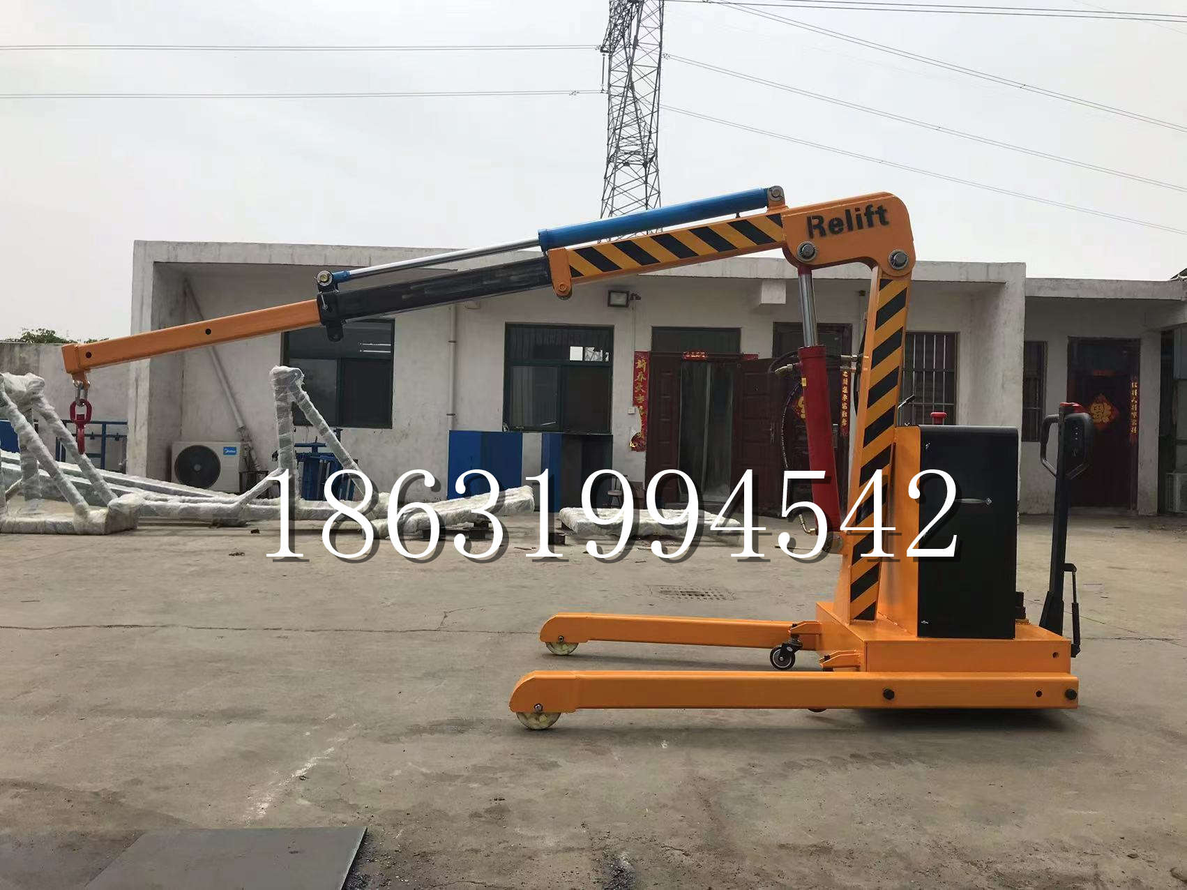 阜城县久征定做3吨三轮随车吊 农用园林绿化移树吊 平板工程用小吊机